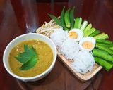 รูปขั้นตอนการทำที่ 3 ของ ขนมจีนน้ำยากะทิใต้