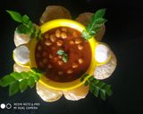 A picture of step 4 of Chole puri.