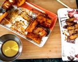 A picture of step 4 of Pineapple grill.
