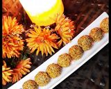 A picture of step 3 of Till k laddu.