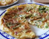 Foto del paso 4 de la receta: Tortilla de espárragos verdes con Jamón Ibérico