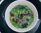 Hình bước làm 1 của món Trứng Bắc Thảo chiên chà bông