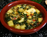 Foto del paso 7 de la receta: Guiso de patatas con jamoncitos de pollo y acelga