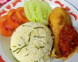 Foto langkah ke 4 dari resep Nasi Daun Jeruk.