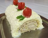 Foto del paso 15 de la receta: Arrollado de atún 🐠 con pionono casero 😍
