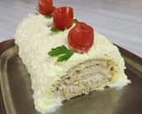 Foto del paso 15 de la receta: Arrollado de atún 🐠 con pionono casero 😍