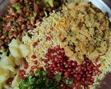 A picture of step 1 of Rang Birangi bhel.
