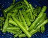 Foto langkah ke 1 dari resep 89.Buncis Cabe Garam.