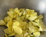 A picture of step 4 of Aam Ka Galka/ Meetha Aam ka achar.