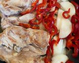 Foto del paso 1 de la receta: Pollo con vegetales salteados “Fácil y rápido”