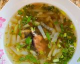 Hình bước làm 3 của món Canh bầu cá trê
