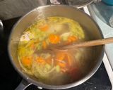 A picture of step 2 of Chicken Noodle Soup.