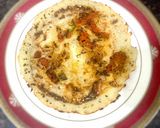 A picture of step 10 of Sooji chilla with Goan Masala.