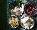 A picture of step 1 of Falahari kabab.