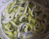 Foto del paso 4 de la receta: Fideos verdes con champiñones y hongos de pino