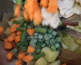 A picture of step 7 of South Indian Vegetable Curry.
