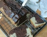 Une image de l'étape 10 de 🍫Cake marbré chocolat vanille (texture moelleuse).