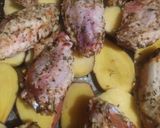 Foto del paso 3 de la receta: Alitas de pollo con papas al horno