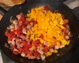 Une image de l'étape 17 de Gratin de légumes multicolores au lard, emmental et persil.