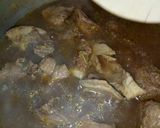 A picture of step 3 of Miyar gyada/groundnut soup.