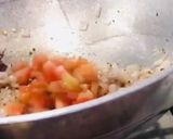 A picture of step 4 of Banana Flower Masala Curry.