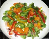 A picture of step 5 of Stir Fry Vegetables.