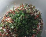 A picture of step 1 of Veg Chinese Soup.
