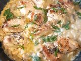 Chicken with mushroom sauce