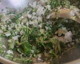 A picture of step 5 of Fenugreek (micro greens) bhaji.