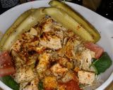A picture of step 6 of Smoked Whiskey Pickle Grilled Chicken Salad.