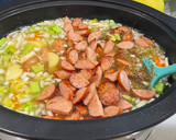A picture of step 8 of Split Pea Soup with Kielbasa (For the Slow Cooker).