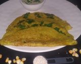A picture of step 4 of Corn Broken Wheat Dosa.