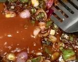 A picture of step 4 of Cabbage Manchurian.