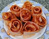 รูปขั้นตอนการทำที่ 4 ของ กุหลาบไก่เบคอนรมควัน