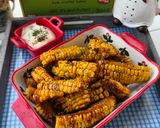 Foto langkah ke 3 dari resep Honey Garlic Butter Corn.