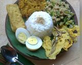 Foto langkah ke 13 dari resep Sego gudangan atau nasi gudangan.
