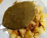 A picture of step 2 of Aloo Nimko Mix Plate.