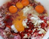 Fasírt rolád, sajtos, zöldséges töltelékkel recept fázis 1 fotója