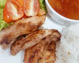 Foto langkah ke 2 dari resep Nuoc cham (kuah dressing ala vietnam) with chicken.