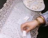 A picture of step 6 of HomeMade Italian Torrone /Nougat Recipe Almond & pistachio Torrone.