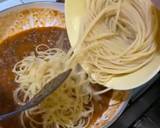 Foto langkah ke 7 dari resep Spaghetti Bolognese 🍝  Homemade Bolognese Sauce Mudah dan Enak.