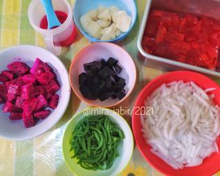 Es Tebak Spesial Dragon Fruit - Step 4