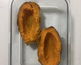 Foto del paso 3 de la receta: Boniato relleno de cherrys y huevo
