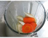 A picture of step 2 of [Carrot and Potato Cream Soup] Comparable to Pumpkin Soup.