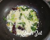 A picture of step 2 of Beetroot Thoran/Upperi.