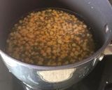 A picture of step 2 of Chana daal raita (split gram peas).