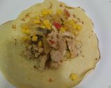 Foto del paso 3 de la receta: Crepês de pollo con salsa blanca🌮