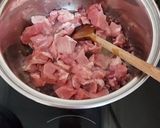 Tejfölös bableves recept fázis 3 fotója