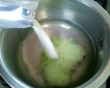 A picture of step 1 of Fruity Custard.