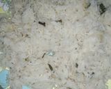 A picture of step 7 of White chawal.